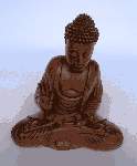 Buddha Hartholz, Figur Buddha aus Holz geschnitzt - 26 cm - P1020925.jpg